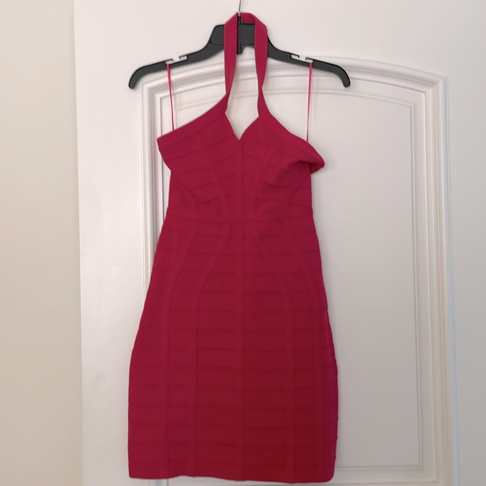 Sexy Fuchsia Comfortable Bandage Dress